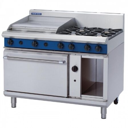 Blue Seal by Moffat 1200mm Oven Range with 4 Burners and Griddle LPG G508B
