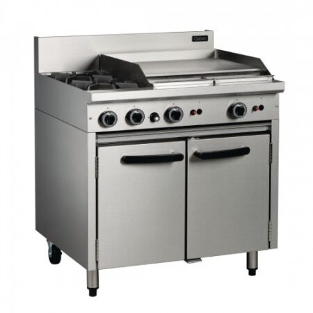 Cobra by Moffat Oven Range with 2 Burners and Griddle LPG CR9B