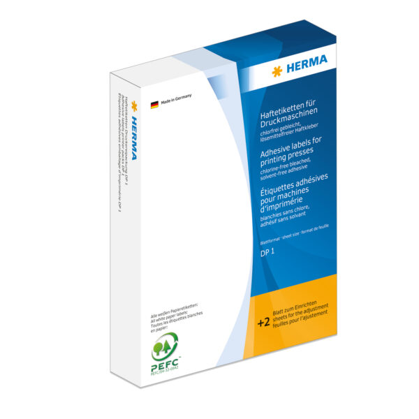 Offset Printing Labels, DP1, 13 x 50mm, White, Permanent Adhesion - Image 2