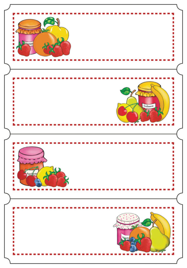 Kitchen Labels Fruitdisplay