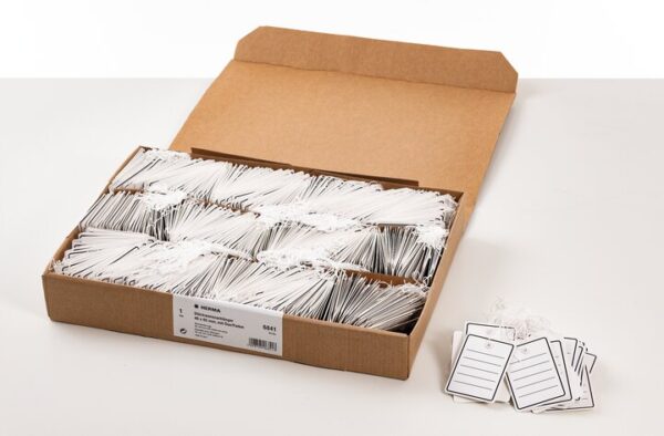 Merchandise tags 48x65 mm with eyelet / string 1000 pcs. - Image 2