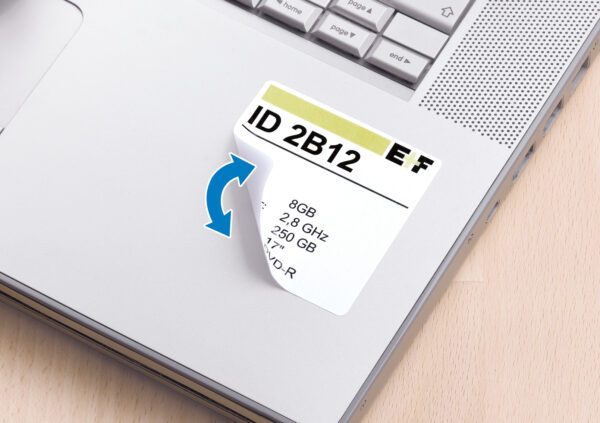 Removable Labels A4, 25.4 x 25.4mm, White, Movables Technology - Image 3