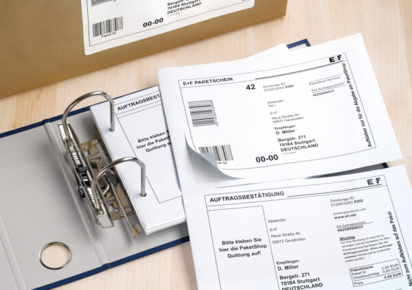 Shipping Label + Delivery Note A4, 182 x 130mm, White, Opaque, Permanent Adhesion - Image 4