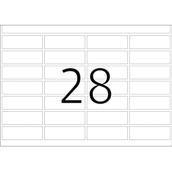 Offset Printing Labels, DP1, 13 x 40mm, Red, Permanent Adhesion - Image 3