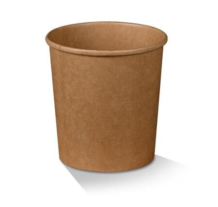 PLA coated brown bowl 32oz/970ml