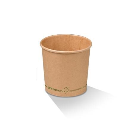 PLA coated brown bowl 4oz/130ml 1000pc/ctn