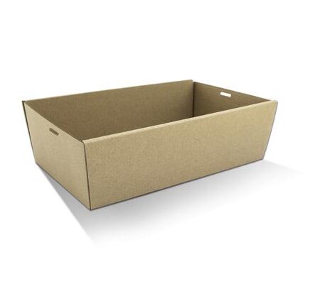 Brown Catering Tray Medium,H:80mm, 50pc/ctn