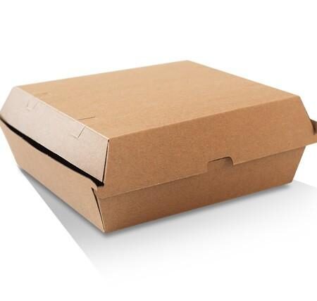 Dinner Box/Brown Corrugated Plain/Brown 150pc/ctn