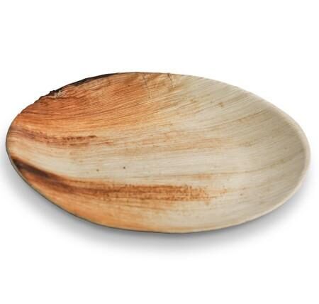 Palm round Plate Med 9'' 100pc/ctn