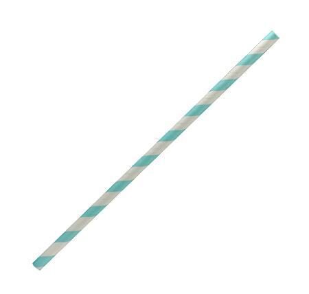 paper straw regular-blue stripe 2500pc/ctn