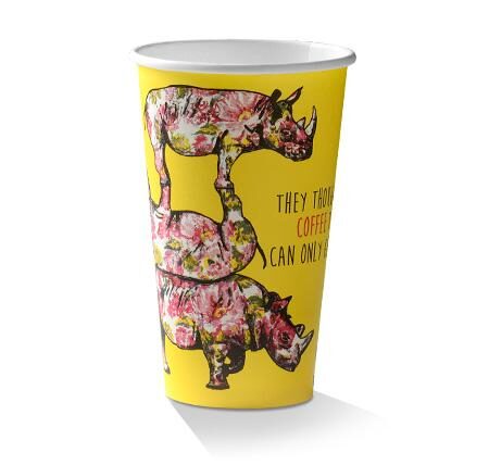 16oz PLA coated SW cup/animal print, 1000/CTN