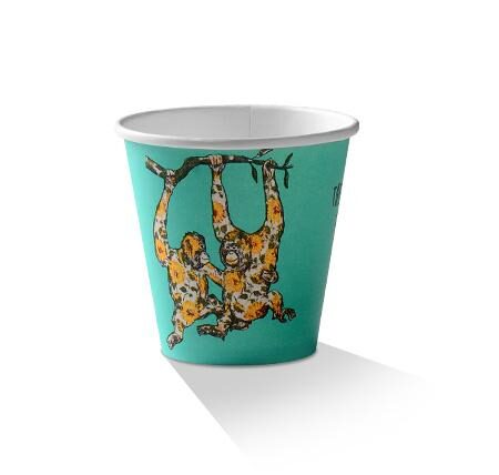 8oz PLA coated SW cup/animal print, 1000/CTN