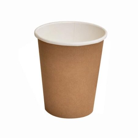 8 OZ PLA Coated SW Cup/Brown Standard 1000pc/ctn