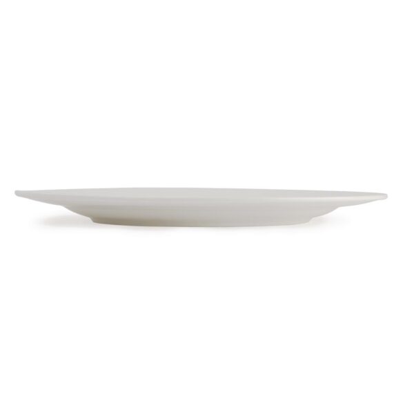 Olympia Lumina Wide Rimmed Round Plate - 270mm 10 1/2'' (Box 4) - Image 3