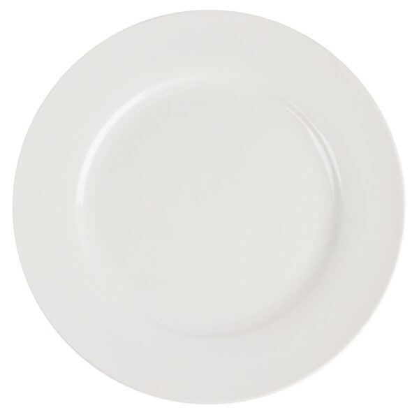 Olympia Lumina Wide Rimmed Round Plate - 270mm 10 1/2'' (Box 4) - Image 2