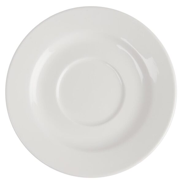 Olympia Lumina Round Saucer - 143mm for 8oz cup (Box 6) - Image 2