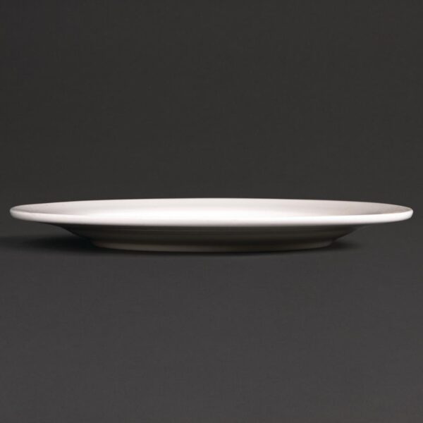 Olympia Lumina Wide Rimmed Round Plate - 200mm 7 3/4'' (Box 6) - Image 4