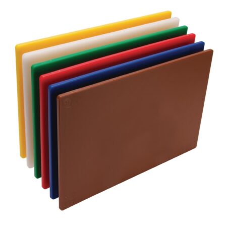 Hygiplas Low Density Pack of 6 Chopping Boards 450x300x10mm