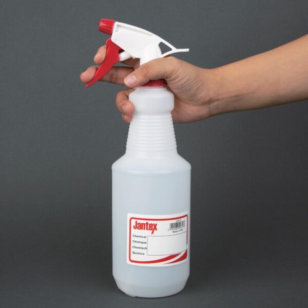 Jantex Spray Bottles Red - 750ml - Image 3