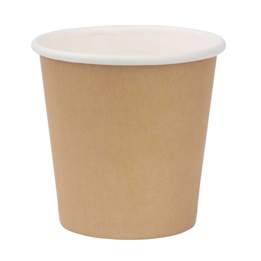 Fiesta Recyclable Hot Cup Single Wall Kraft 4oz (Sleeve 50)