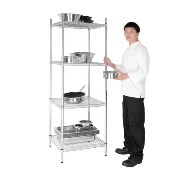 Vogue Tower Display Unit 4 Shelves - 1830x610x610mm 72x24x24" - Image 3