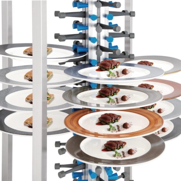 Vogue Mobile Plate Rack (84 Plates) - Image 3