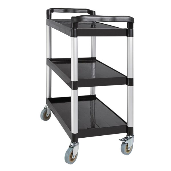 Vogue Mobile Trolley Compact Polypropylene Black - 130kg - Image 2
