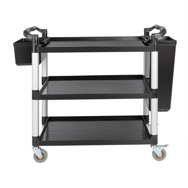 Vogue Mobile Trolley Polypropylene Large Black 200kg - Image 3