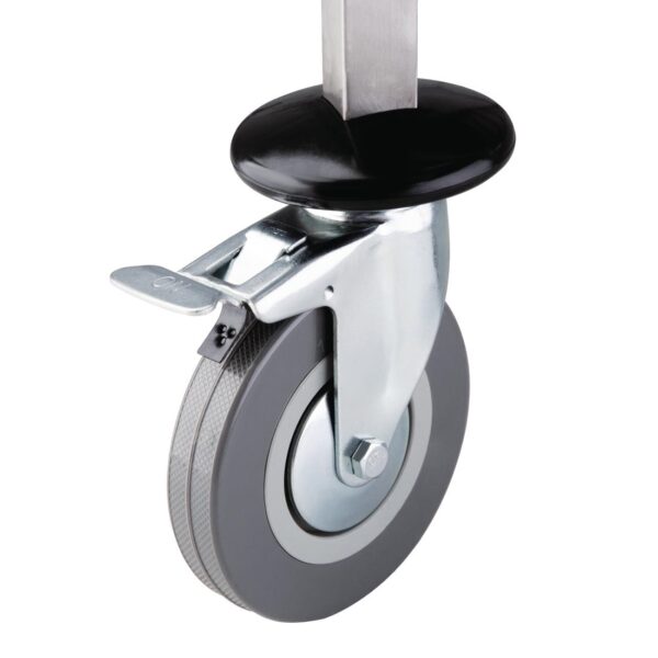 Vogue Gastronorm 2/1 Racking Trolley (15 Level) - Image 6
