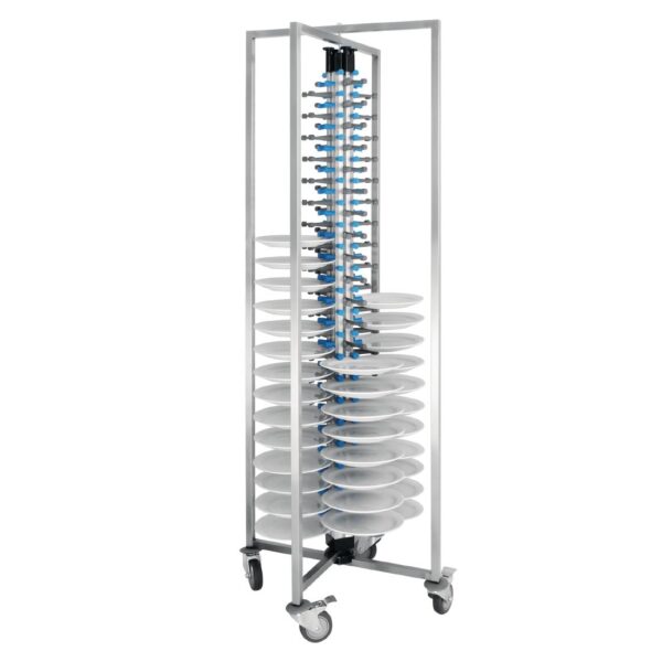 Vogue Mobile Plate Rack (84 Plates) - Image 7