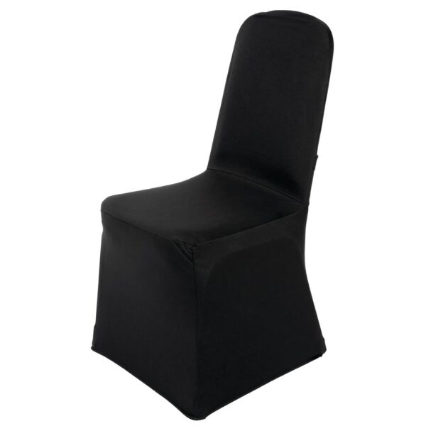 Bolero Banquet Chair Poly Jersey Covers (Black) - Image 2