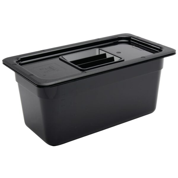 Vogue Black Polycarbonate - GN 1/3 150mm - Image 3