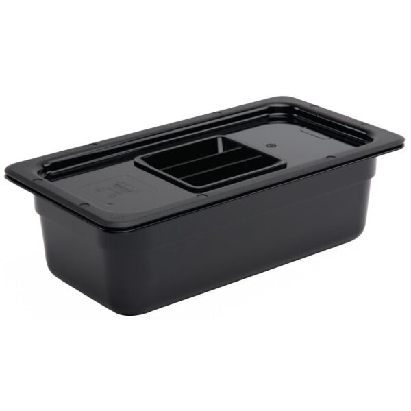 Vogue Black Polycarbonate - GN 1/3 100mm - Image 3