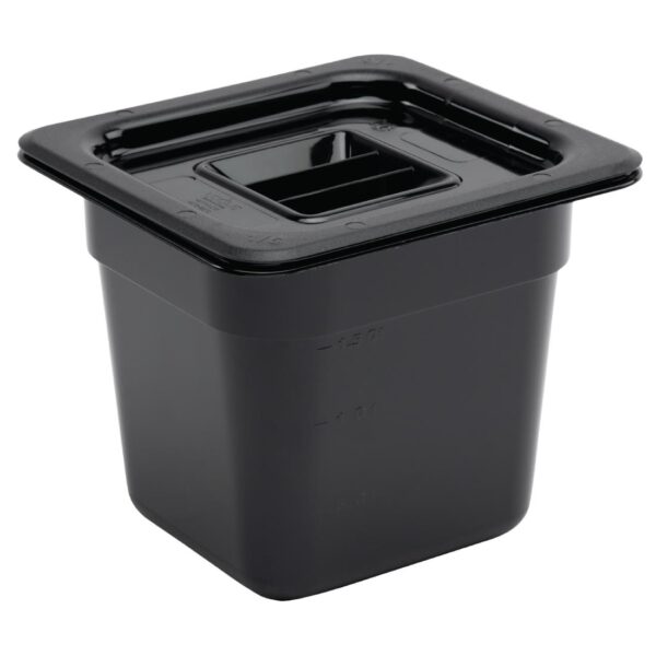 Vogue Black Polycarbonate - GN 1/6 150mm - Image 3
