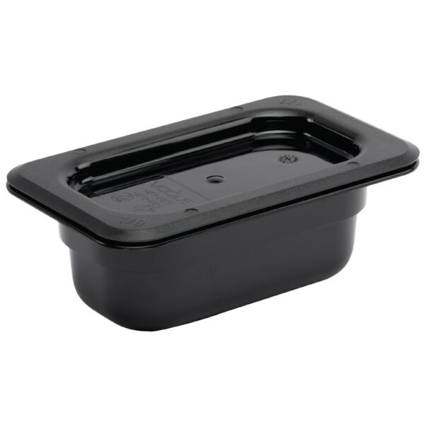 Vogue Black Polycarbonate - GN 1/9 65mm - Image 2