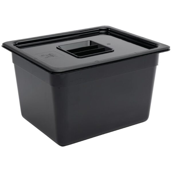 Vogue Black Polycarbonate - GN 1/2 200mm - Image 3