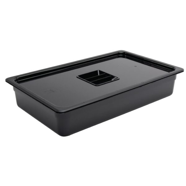 Vogue Black Polycarbonate - GN 1/1 100mm - Image 3