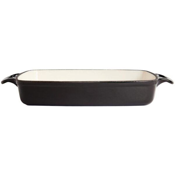 Vogue Rectangular Dish Black - 55x390x235mm 2 3/4Ltr 94 1/2fl oz - Image 3