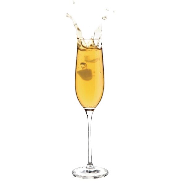 Olympia Crystal Campana Champagne Flute - 260ml 9oz (Box 6) - Image 2