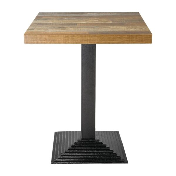 Bolero Cast Iron Step Square Table Base - Image 2