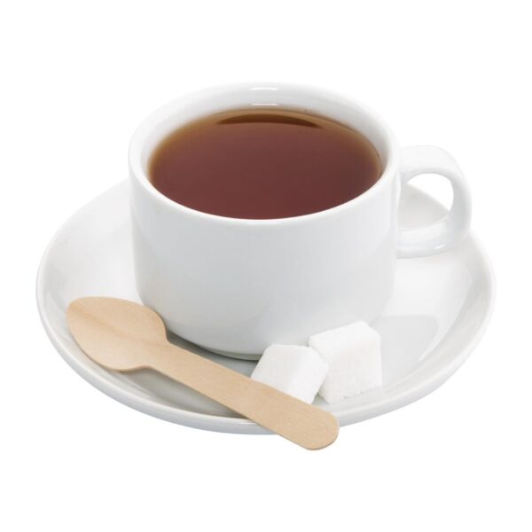 PR BUSTER - Fiesta Compostable Birch Wooden Teaspoon - 110mm (Pack 100) - Image 2