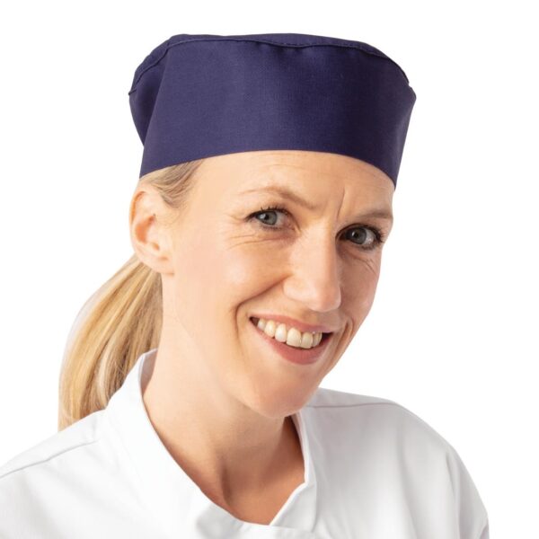 Whites Skull Cap Blue Polycotton - One Size - Image 5