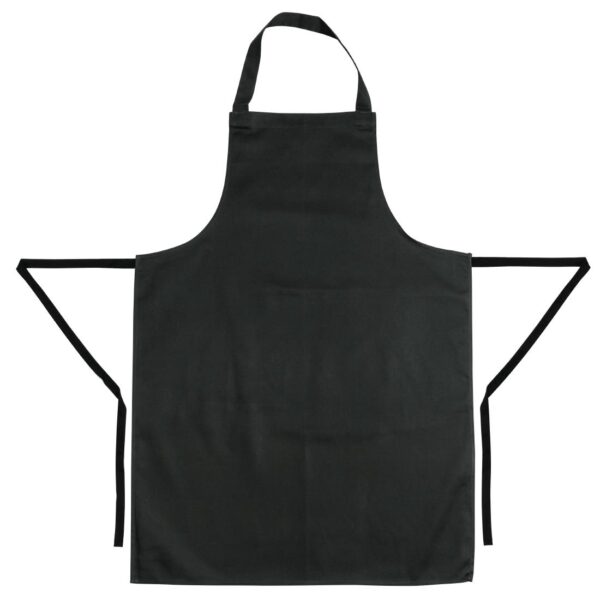 Whites Bib Apron Polycotton Black - Image 5