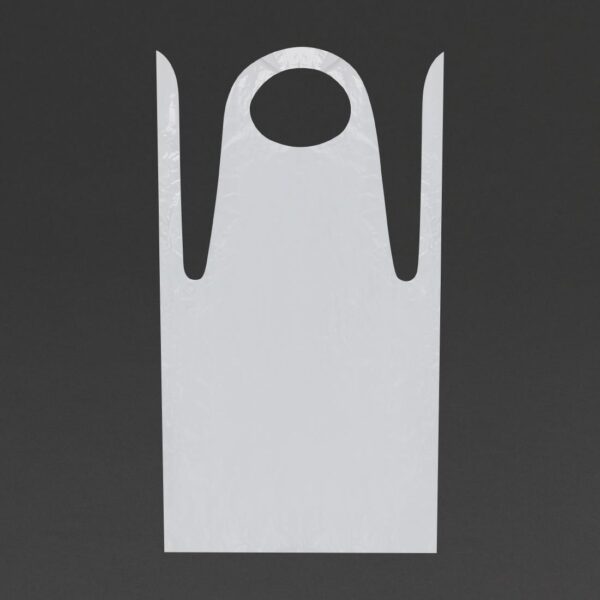 Disposable Aprons White (Bag 100) - Image 3
