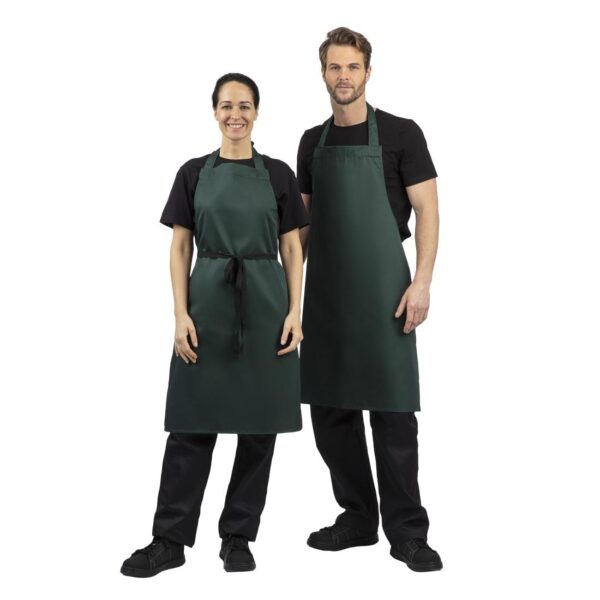 Whites Bib Apron Polycotton Green - Image 3