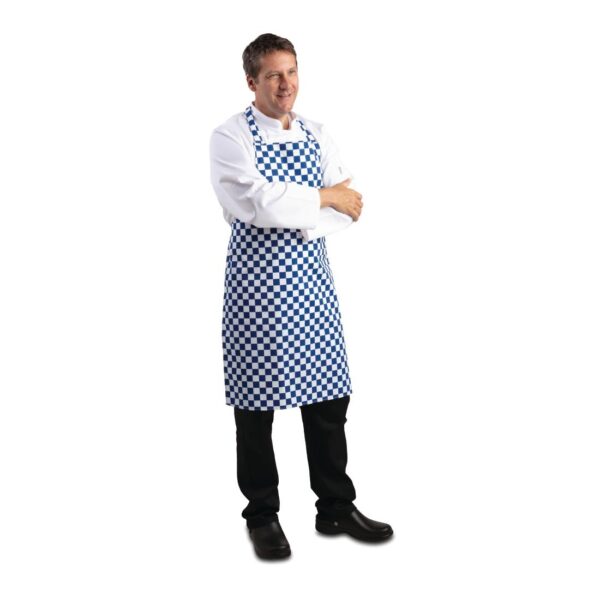 Whites Apron Blue/White Check - Image 8