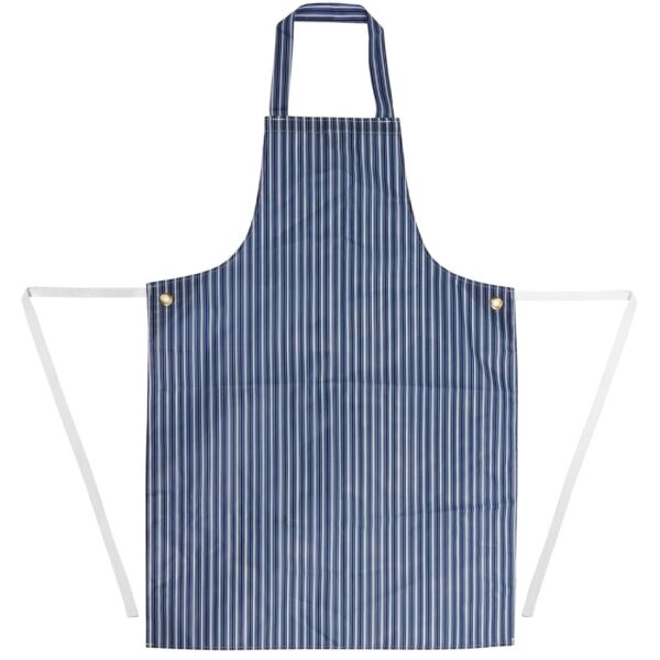 Whites Water Resistant Apron Blue/White Stripe - Image 4
