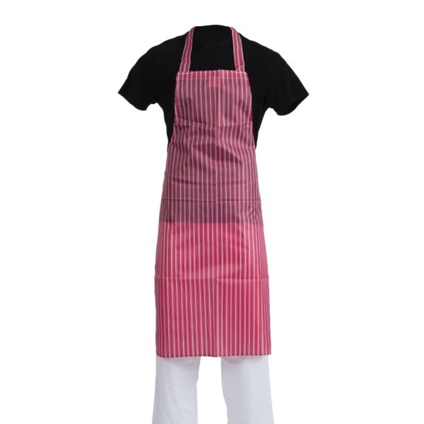 Whites Water Resistant Apron Red/White Stripe