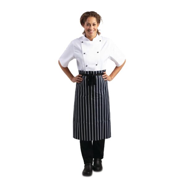 Whites Butchers Stripe Apron - 760x920mm 30x36" - Image 2