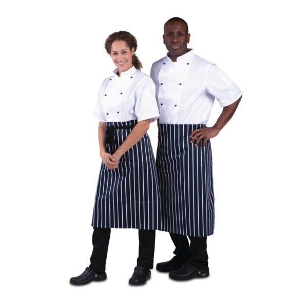 Whites Butchers Stripe Apron - 760x920mm 30x36" - Image 5